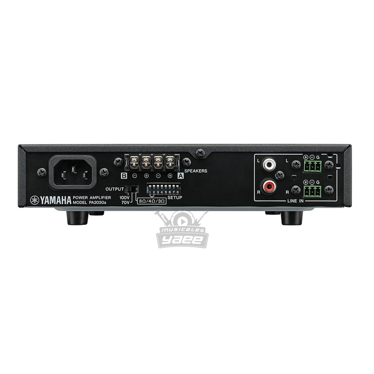 Amplificador Yamaha 2 canales- 1 zona PA2030A